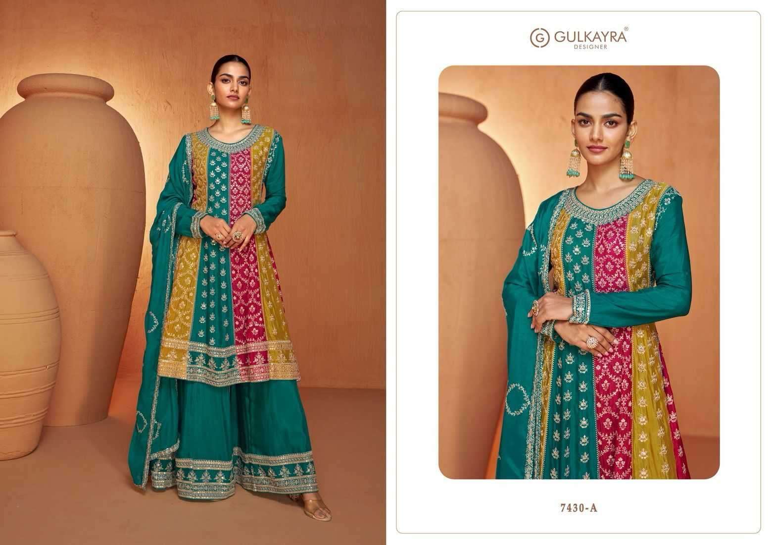 gulkayra ruhi 7430 colors Real Chinon suit