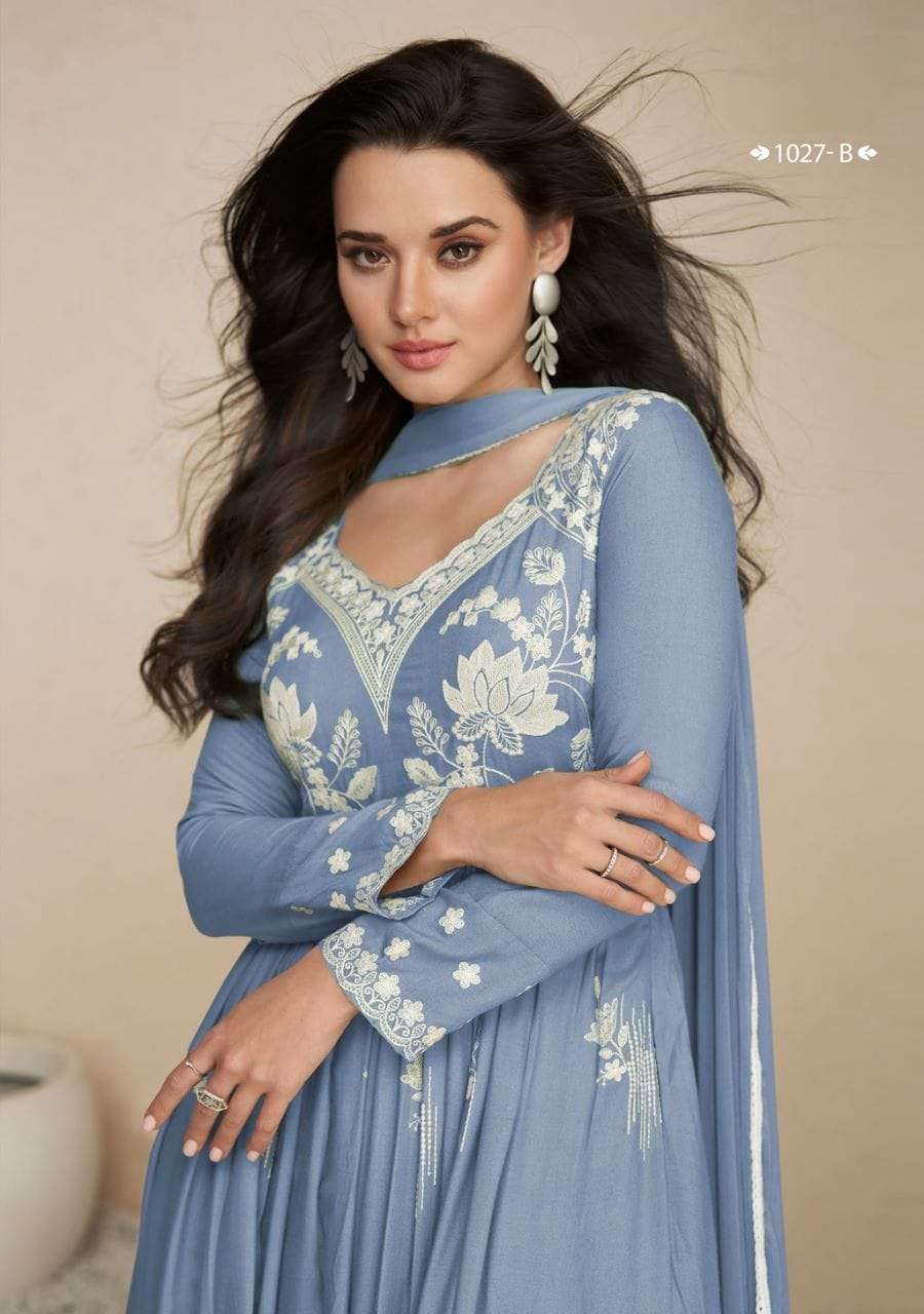 lakhnavi vol 5 light color designer heavy rayon suit 