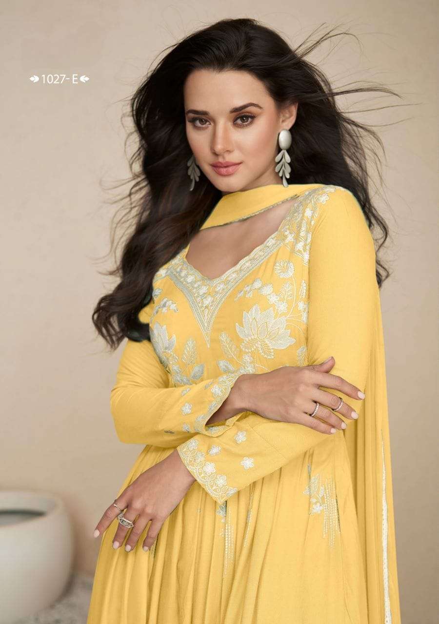 lakhnavi vol 5 light color designer heavy rayon suit 