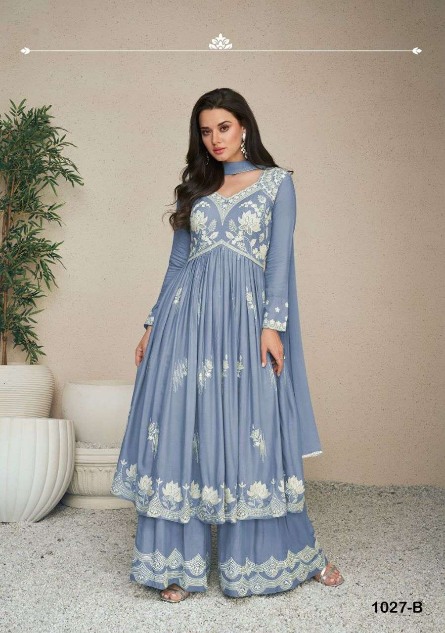 lakhnavi vol 5 light color designer heavy rayon suit 