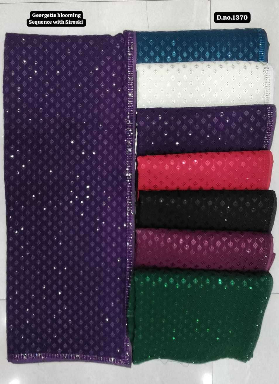 pr designer swarovski sequence work non catalogue ladies suits