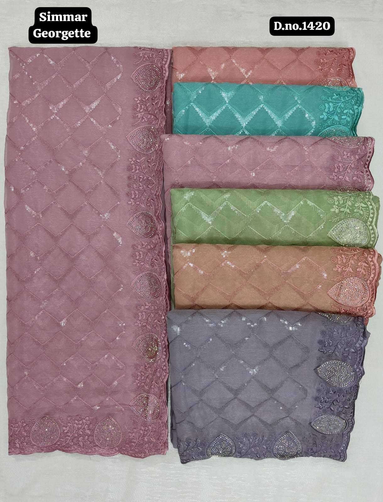 pr designer swarovski sequence work non catalogue ladies suits