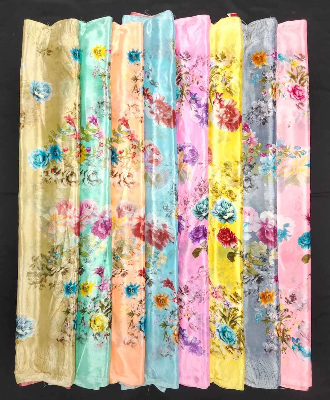 pr turkey bright coral silk amazing fancy sarees wholesaler