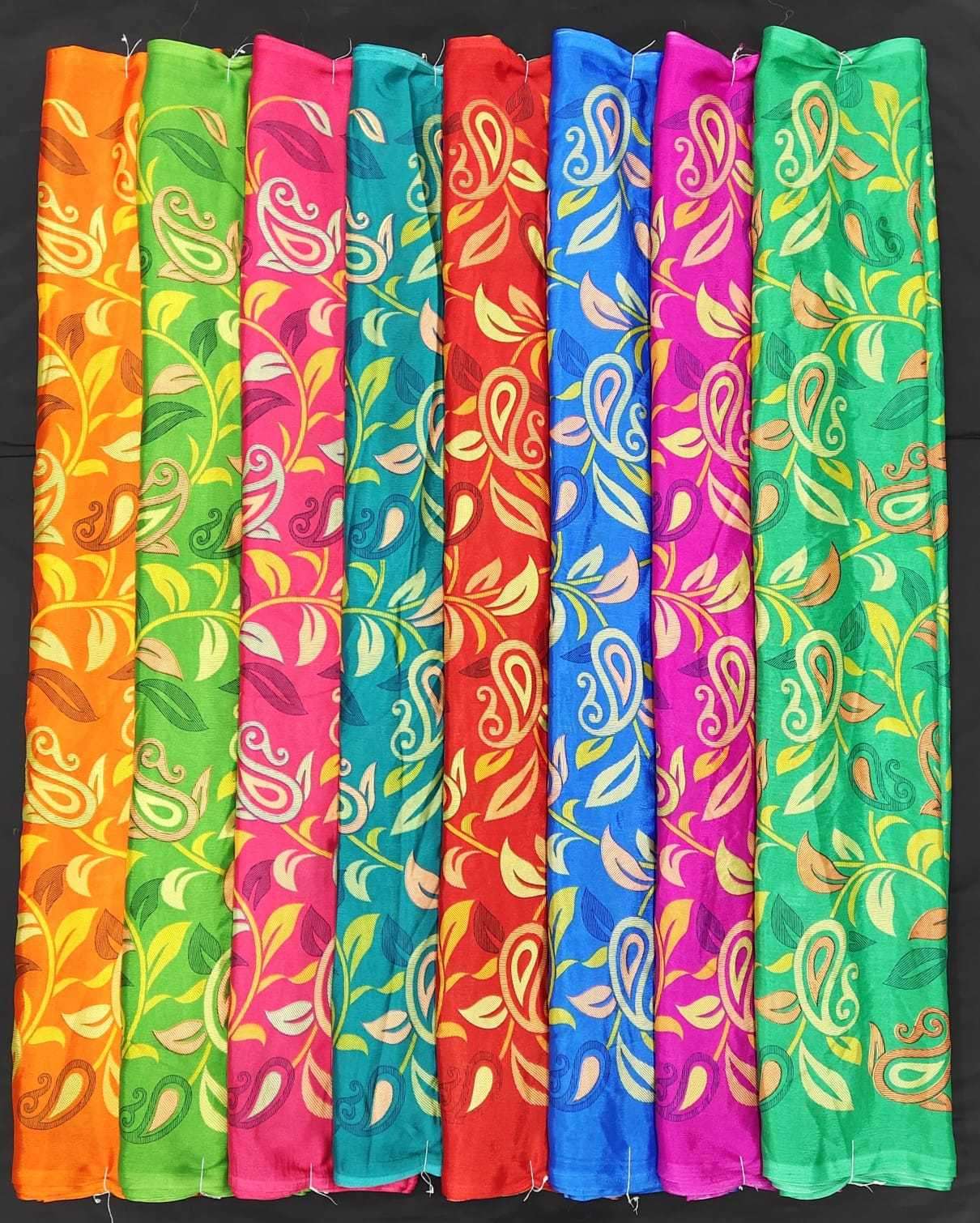 pr turkey bright coral silk amazing fancy sarees wholesaler