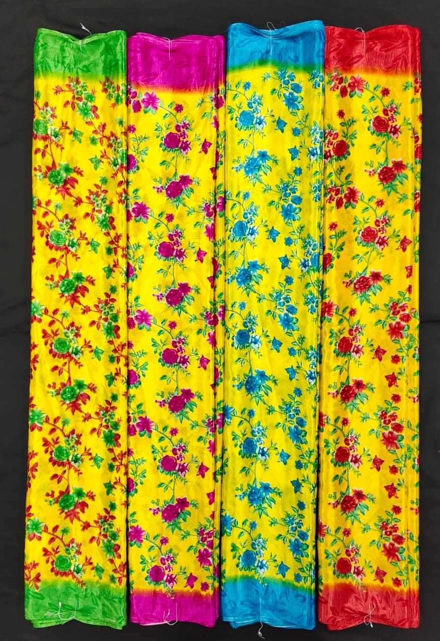 pr turkey bright coral silk amazing fancy sarees wholesaler