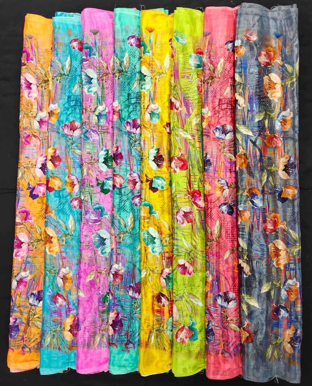 pr turkey bright coral silk amazing fancy sarees wholesaler