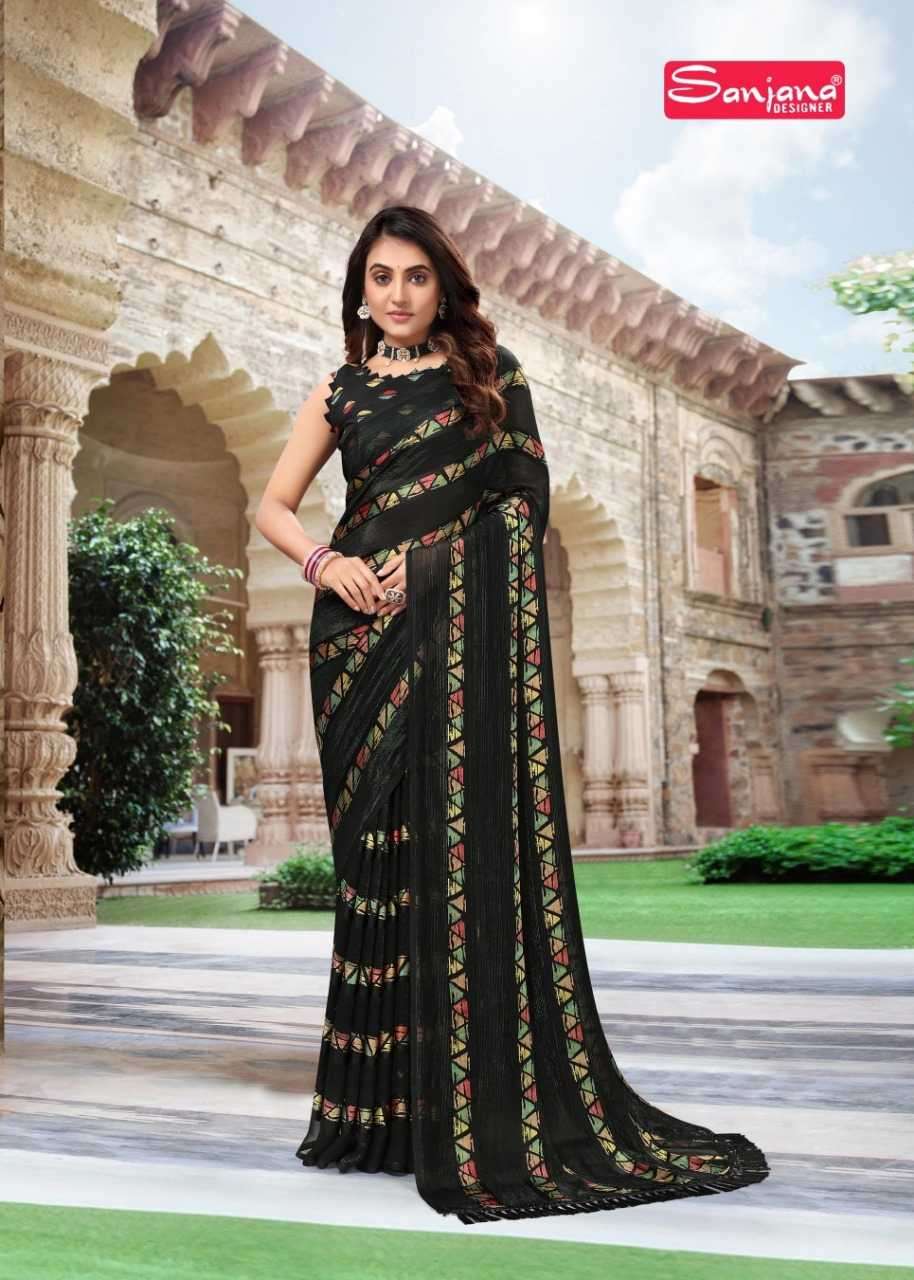 sanjana heritage vol 4 series 125-130 fancy saree