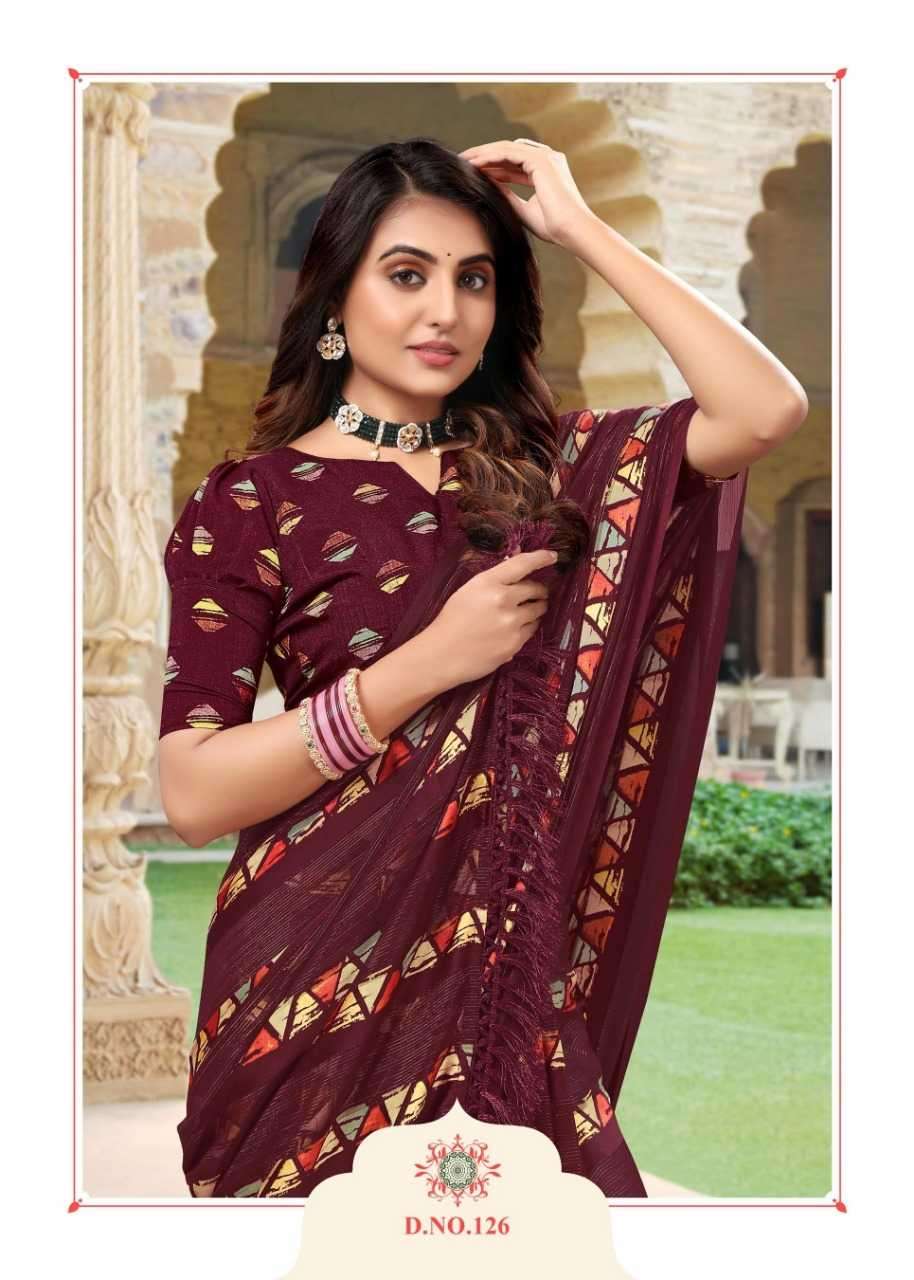 sanjana heritage vol 4 series 125-130 fancy saree