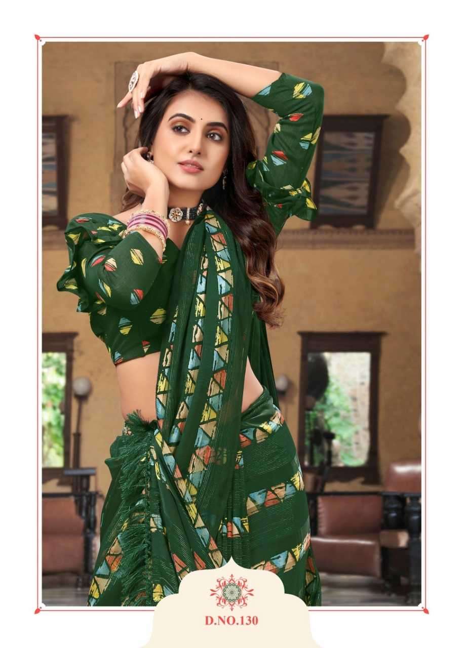 sanjana heritage vol 4 series 125-130 fancy saree