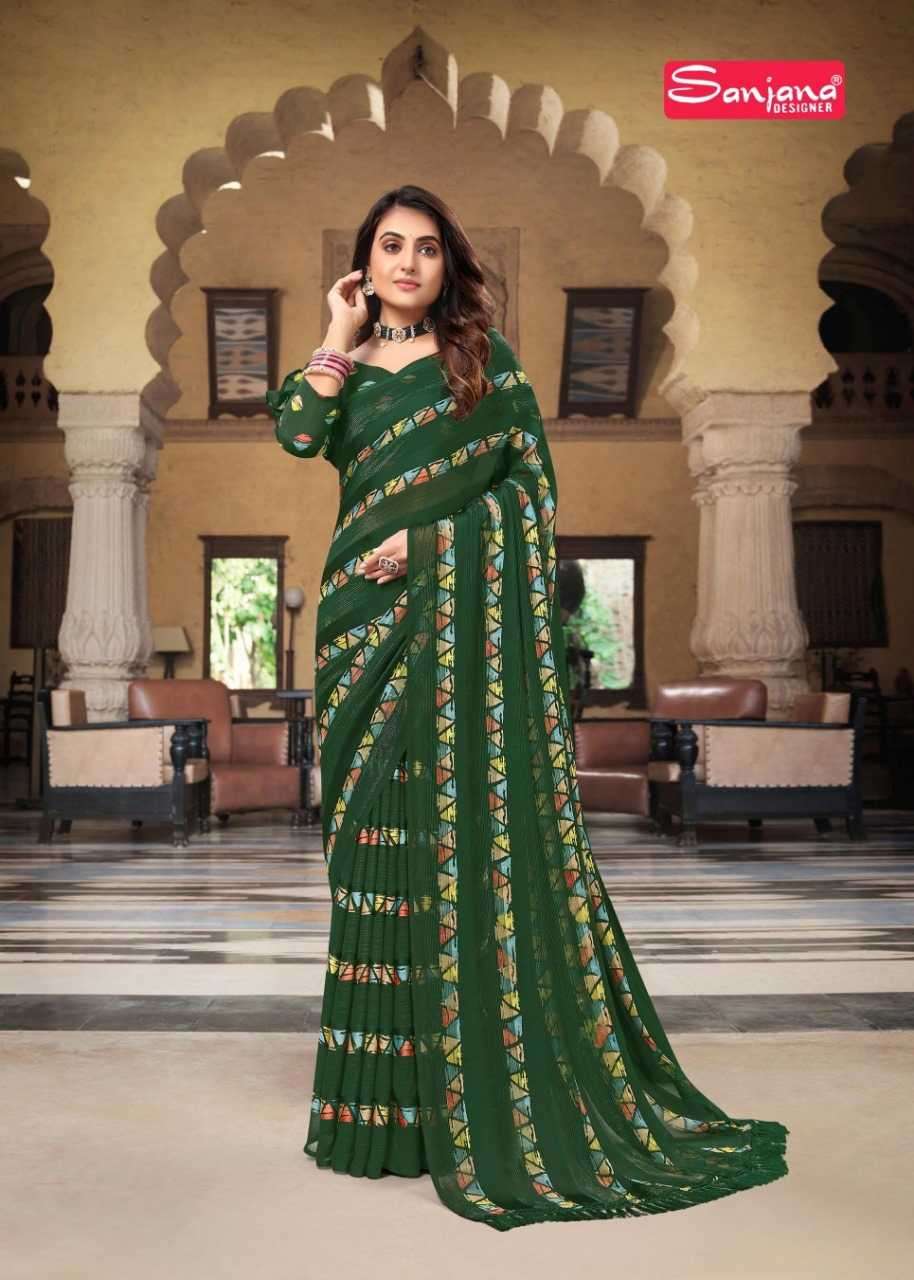sanjana heritage vol 4 series 125-130 fancy saree