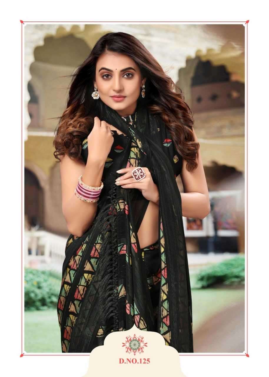 sanjana heritage vol 4 series 125-130 fancy saree