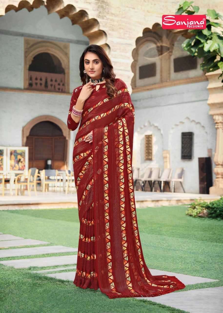 sanjana heritage vol 4 series 125-130 fancy saree