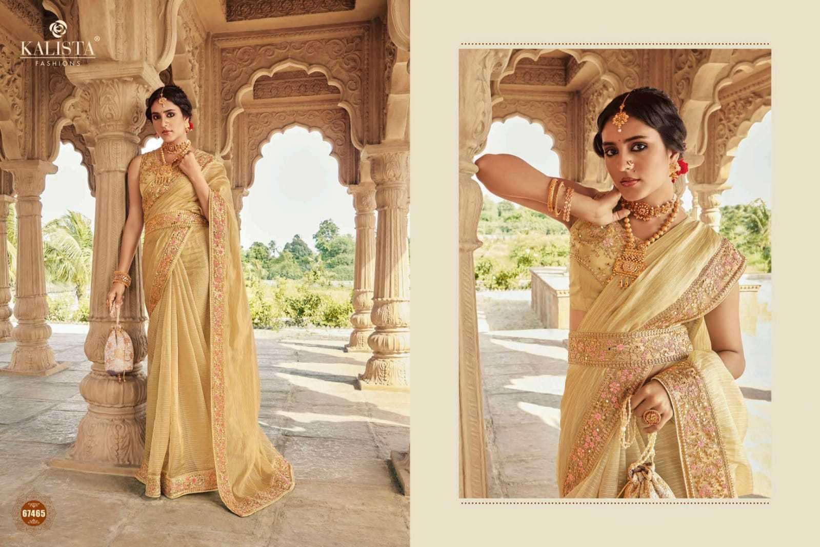 kalista fashion cindrella series 67462-67467 fancy saree