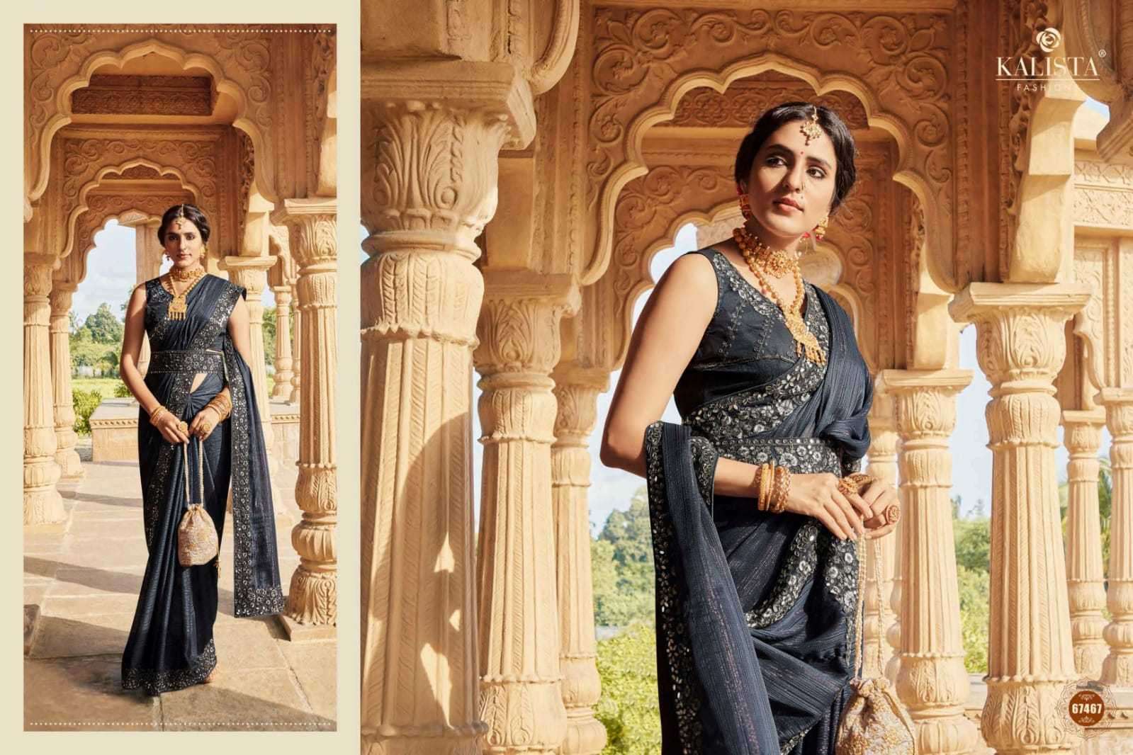 kalista fashion cindrella series 67462-67467 fancy saree