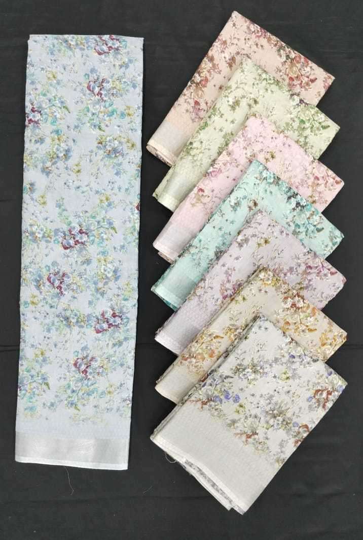 pr linan special beautiful color matching sarees wholesaler