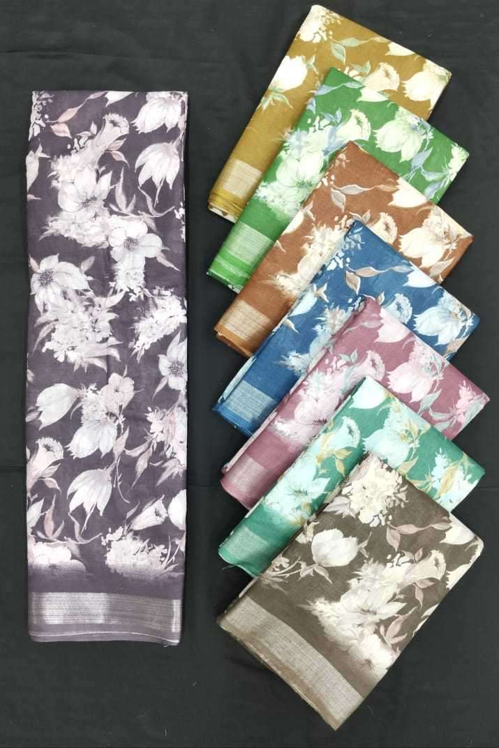 pr linan special beautiful color matching sarees wholesaler