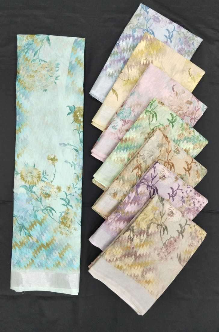 pr linan special beautiful color matching sarees wholesaler