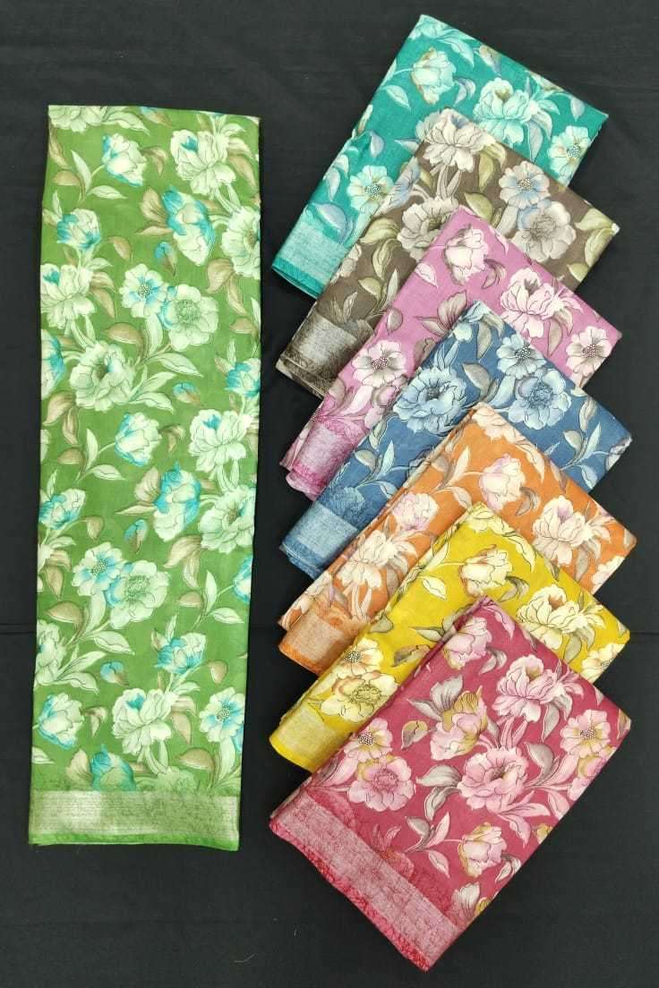 pr linan special beautiful color matching sarees wholesaler