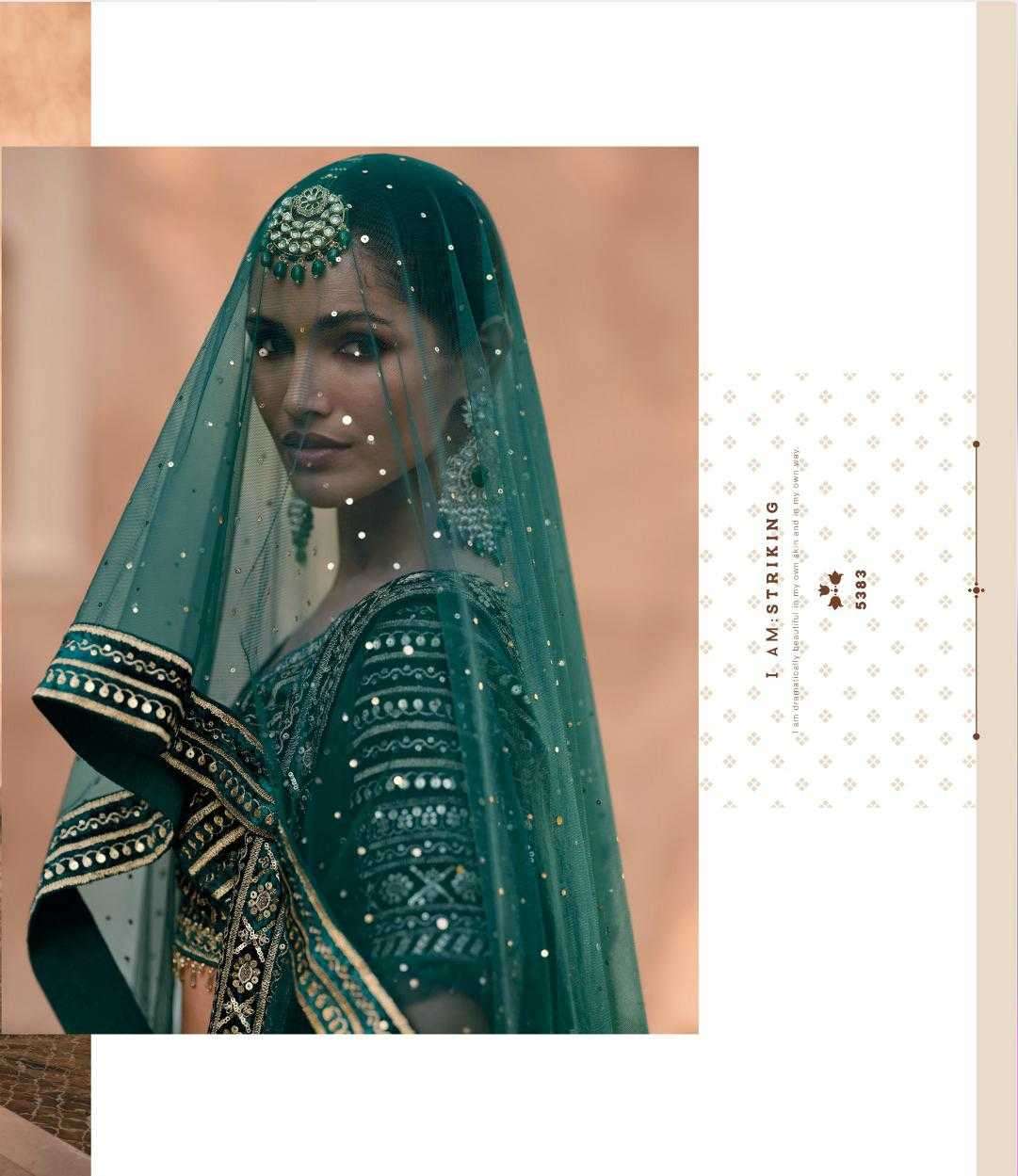 sayuri heritage series 5382-5384 pure viscose lycra lehenga