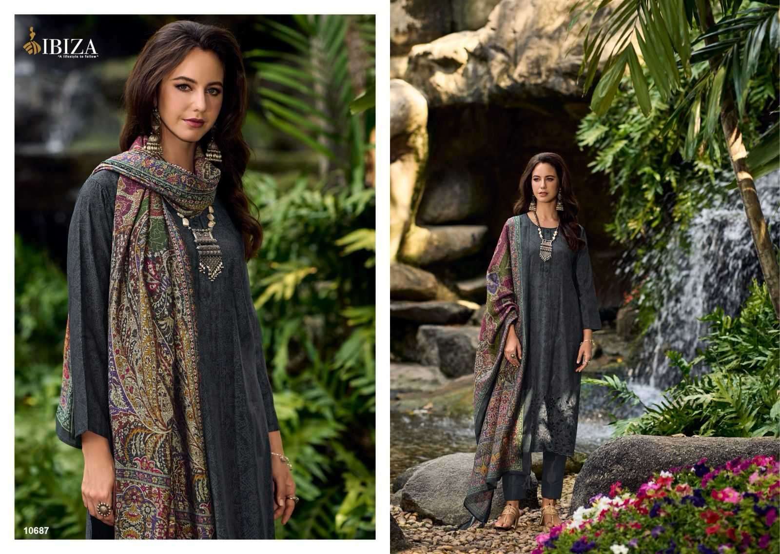 ibiza suit gulistan series 10683-10690 pure muslin suit 
