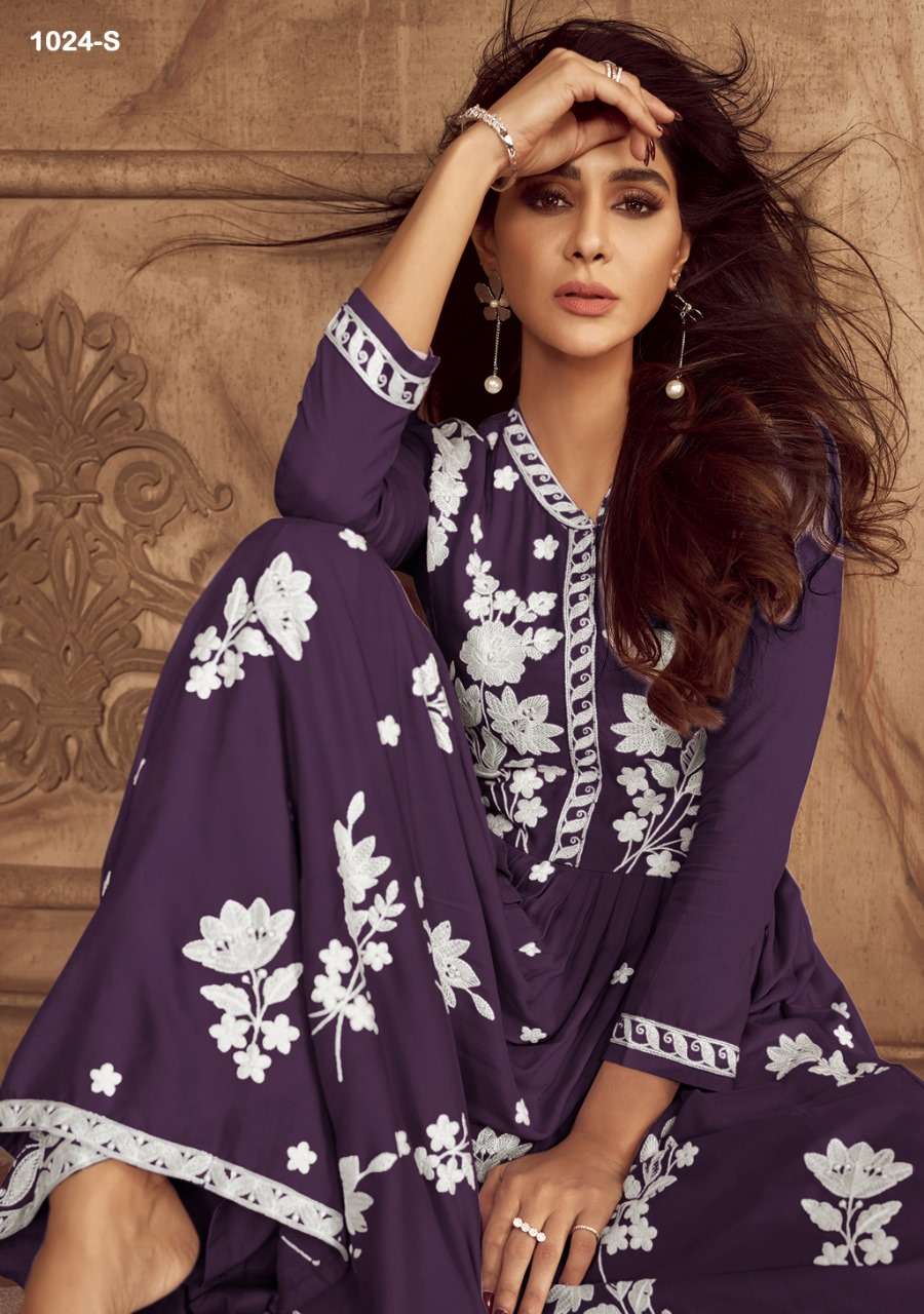 lakhnavi vol 4 new color designer heavy rayon kurti 