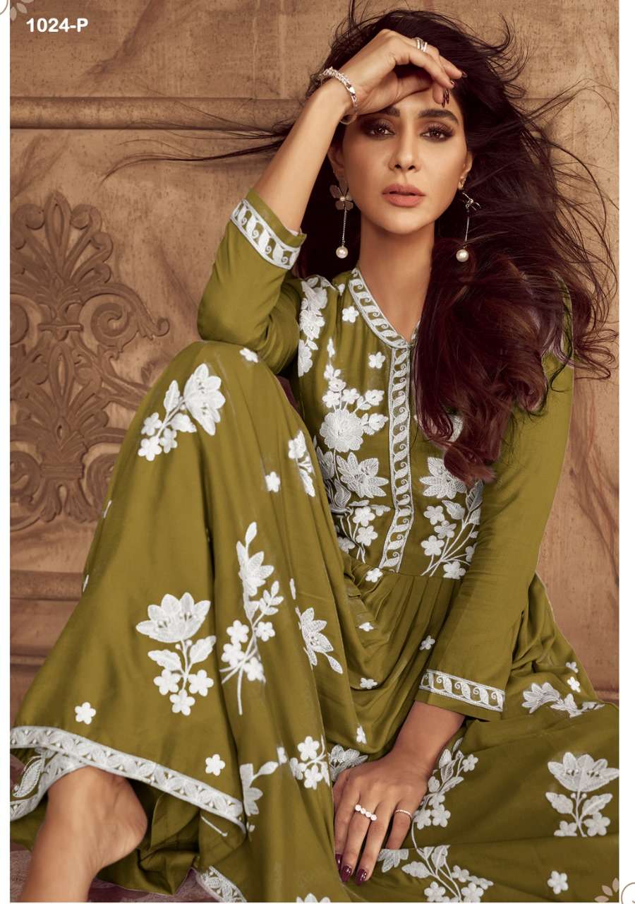 lakhnavi vol 4 new color designer heavy rayon kurti 