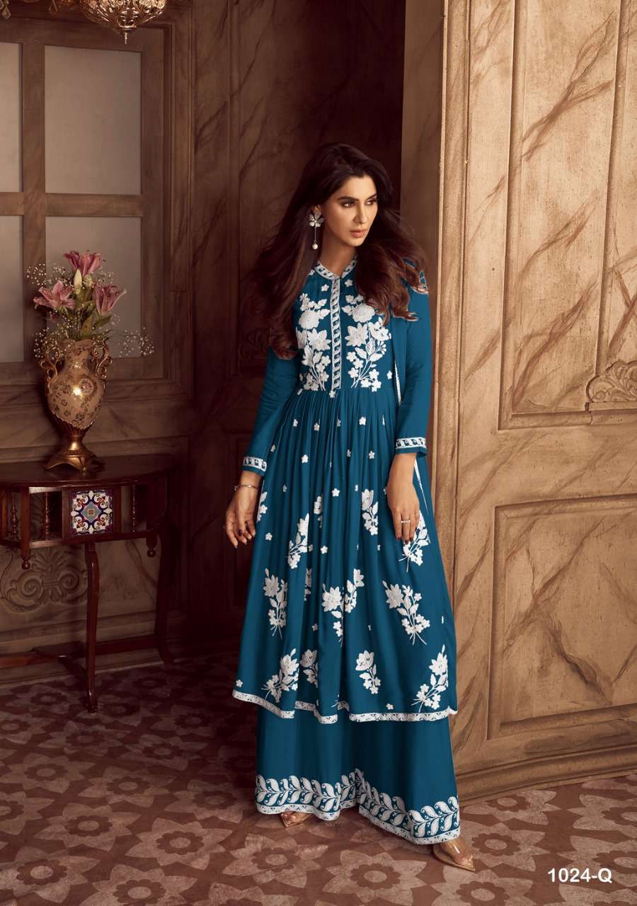 lakhnavi vol 4 new color designer heavy rayon kurti 