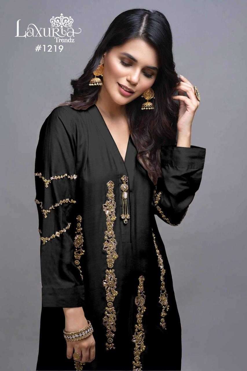 laxuria 1219 new color added Imported Satin readymade suit