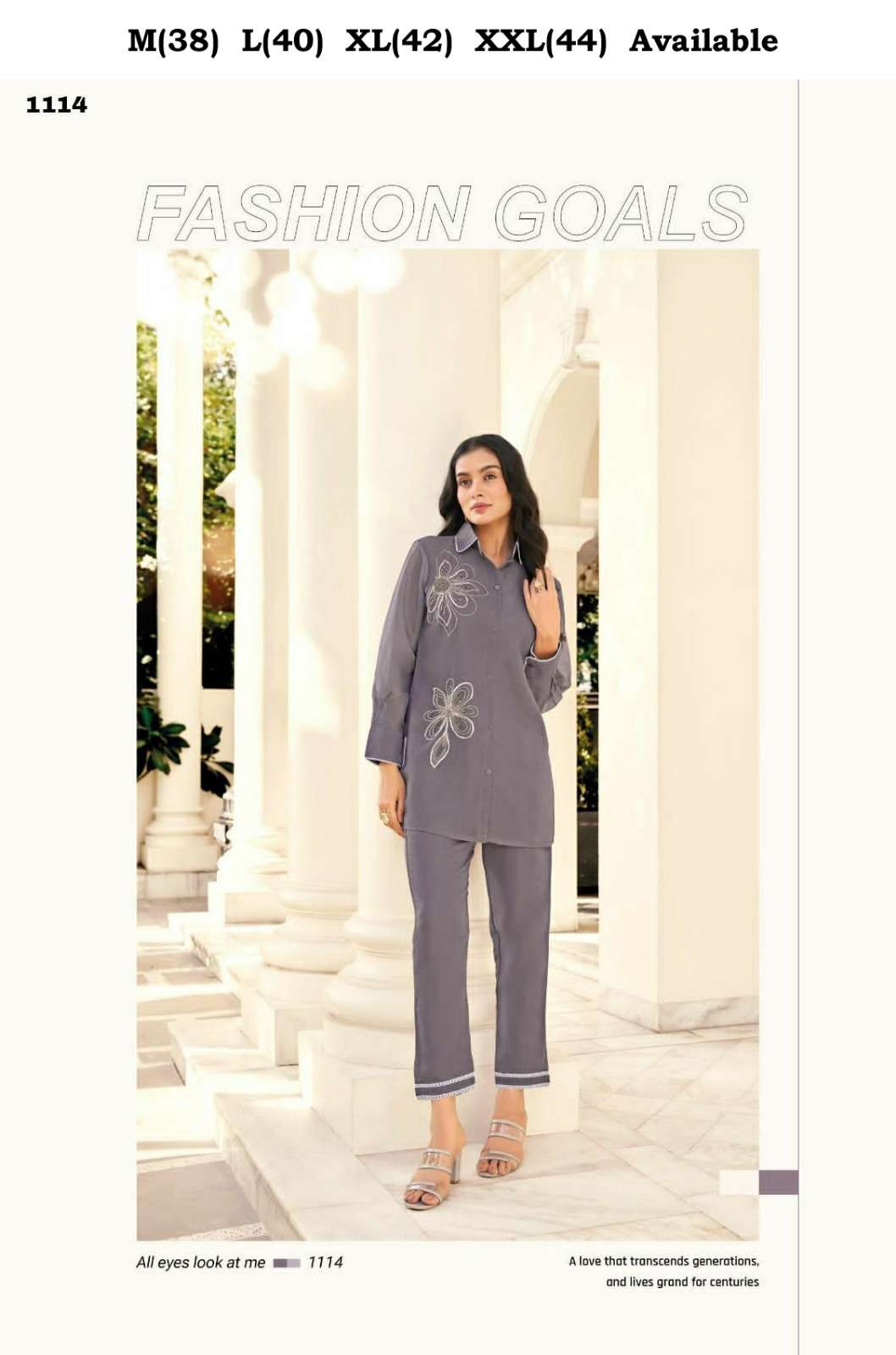 marbels-4 designer Pure Handwork on Viscose Organza premium co-ord sets