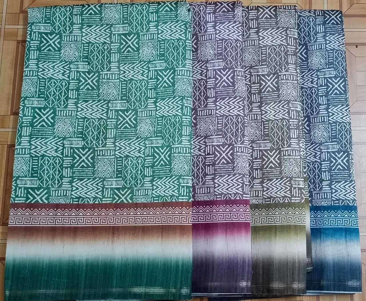 pr 1033 katki jari boder casual wear color matching sarees 