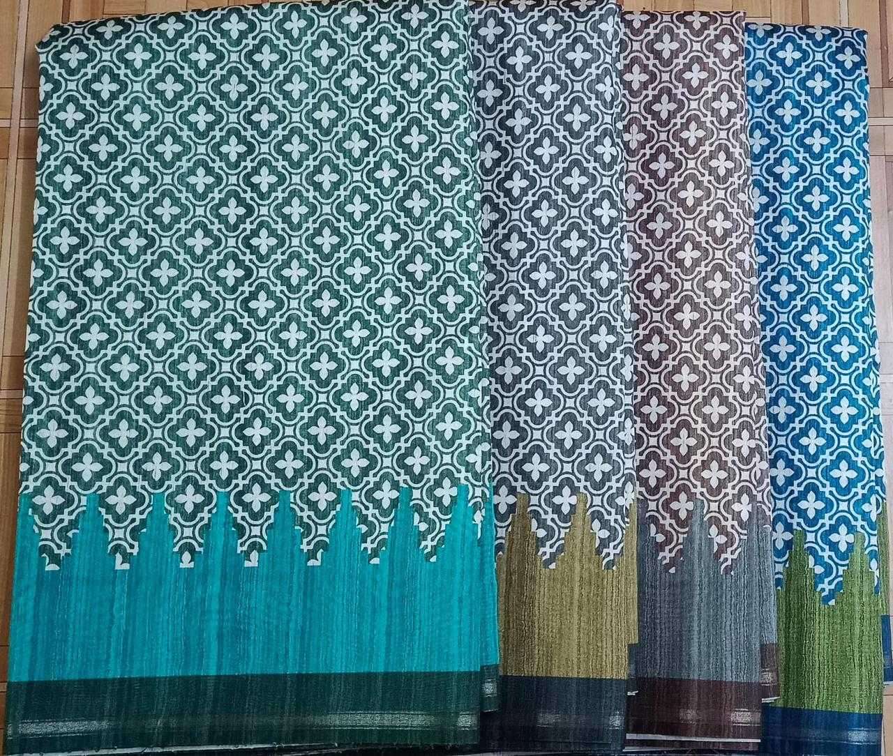 pr 1033 katki jari boder casual wear color matching sarees 