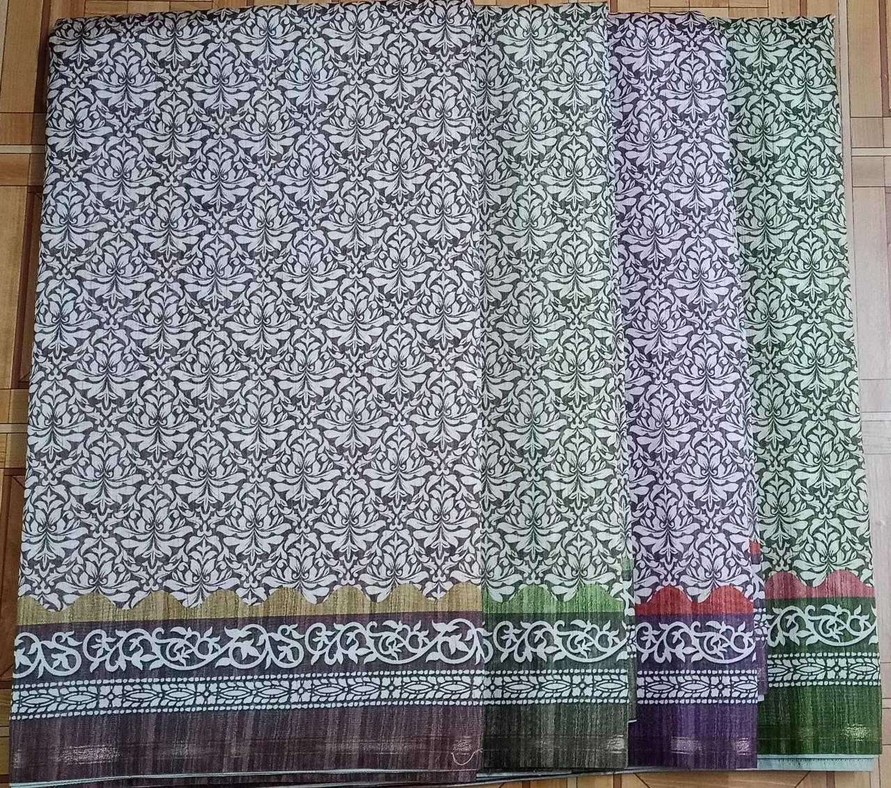 pr 1033 katki jari boder casual wear color matching sarees 