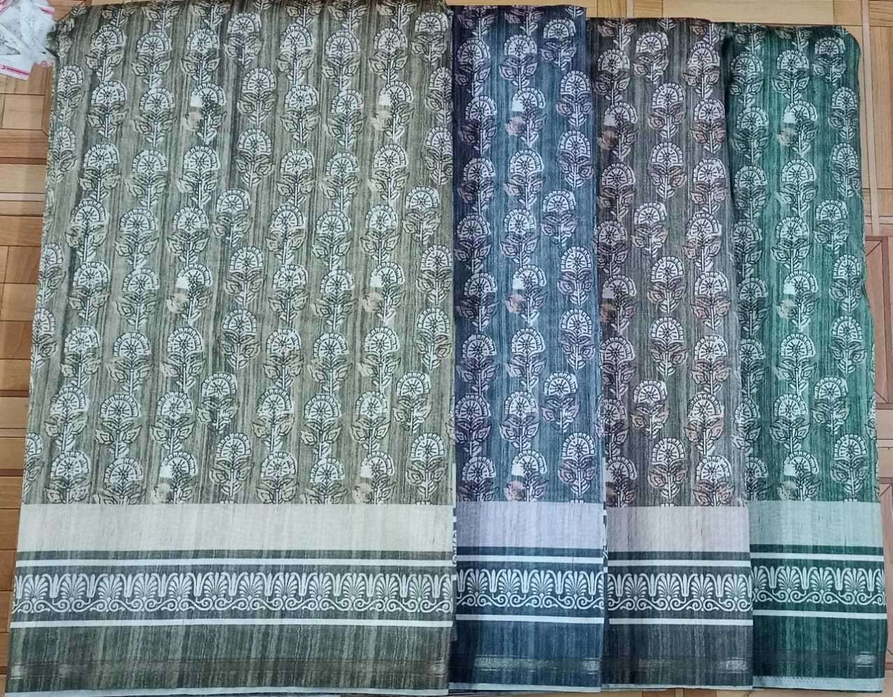 pr 1033 katki jari boder casual wear color matching sarees 
