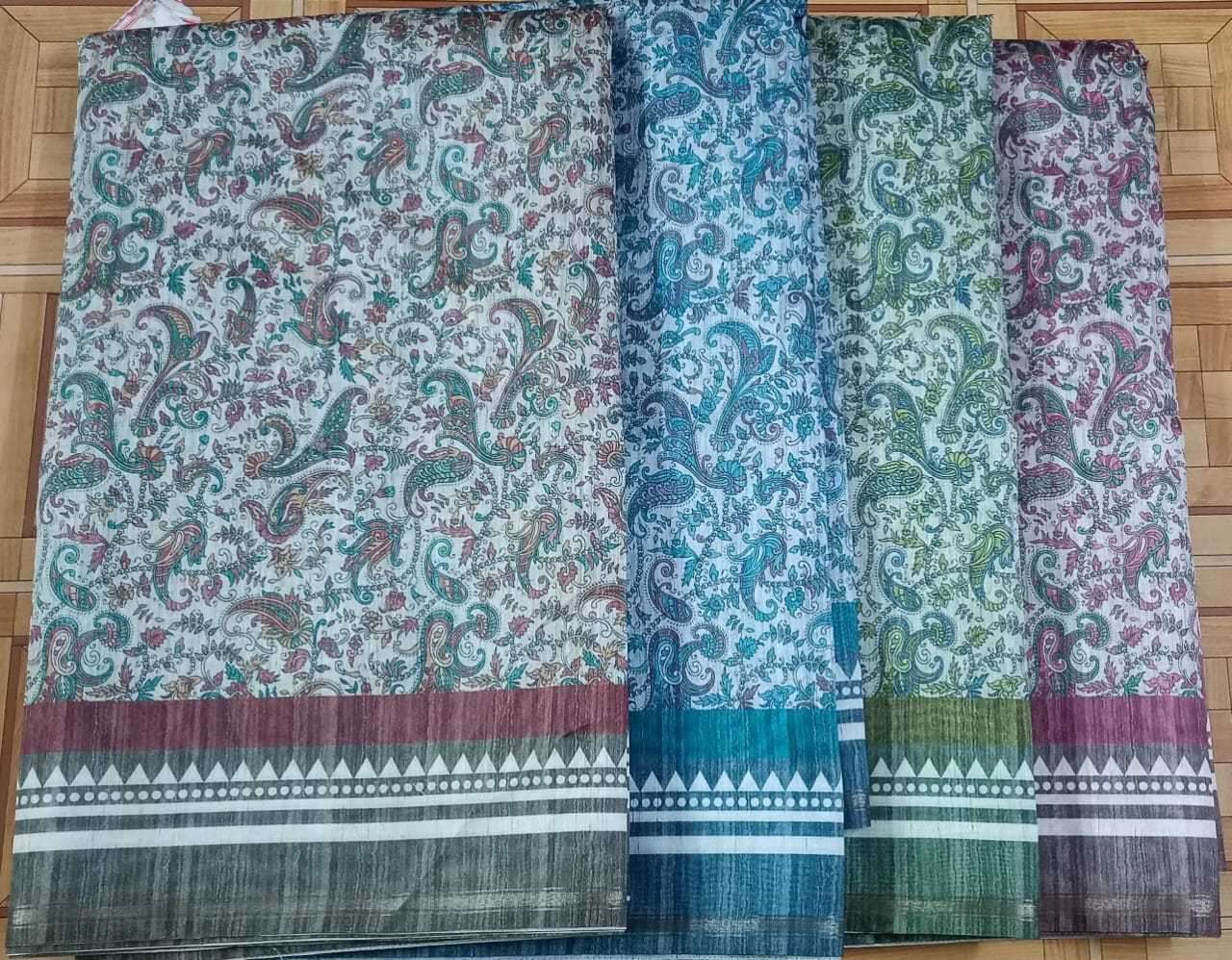 pr 1033 katki jari boder casual wear color matching sarees 