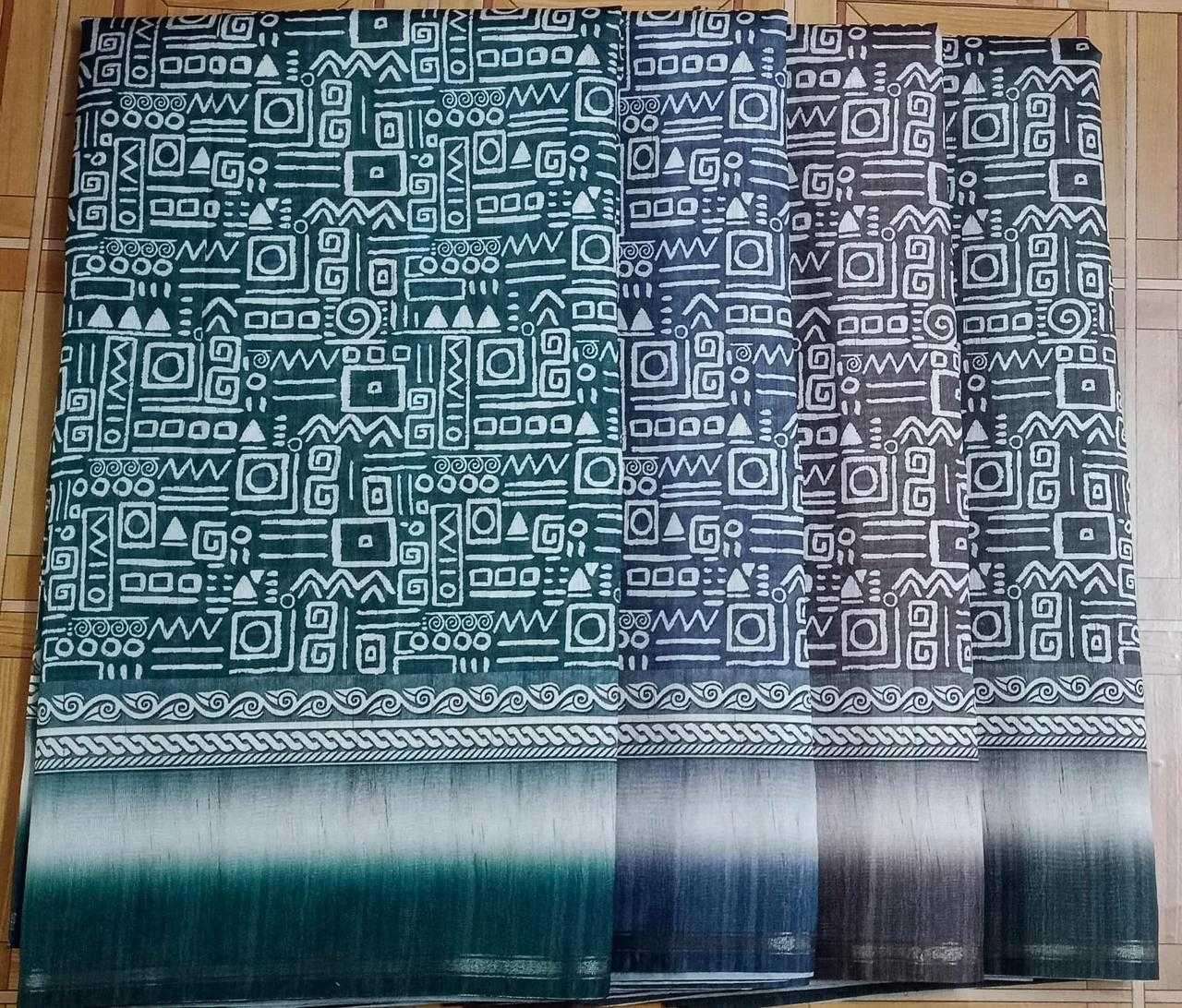 pr 1033 katki jari boder casual wear color matching sarees 