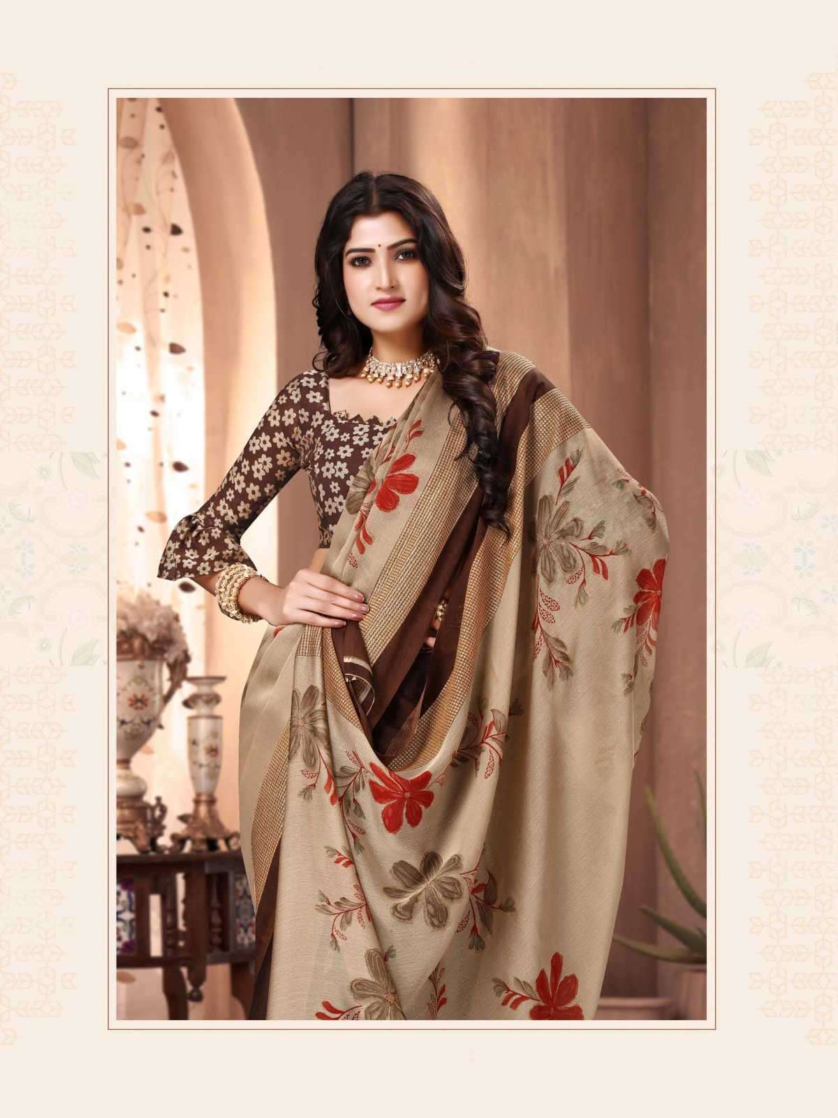 sanjana popcorn vol 29 series 169-174 moss saree