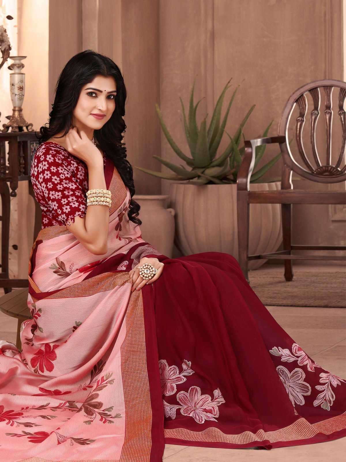 sanjana popcorn vol 29 series 169-174 moss saree