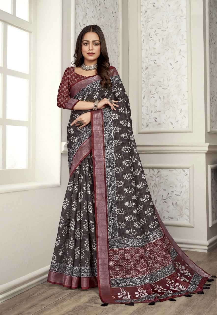 vinamra corazo cotton vol 1 series 5201-5208 cotton enex saree