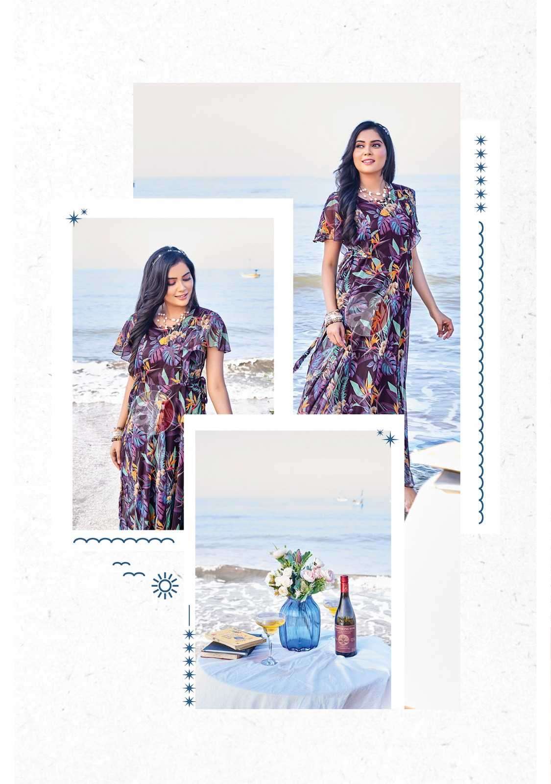 anju fab coral charm vol 4 series 3521-3526 viscose premium kurti 