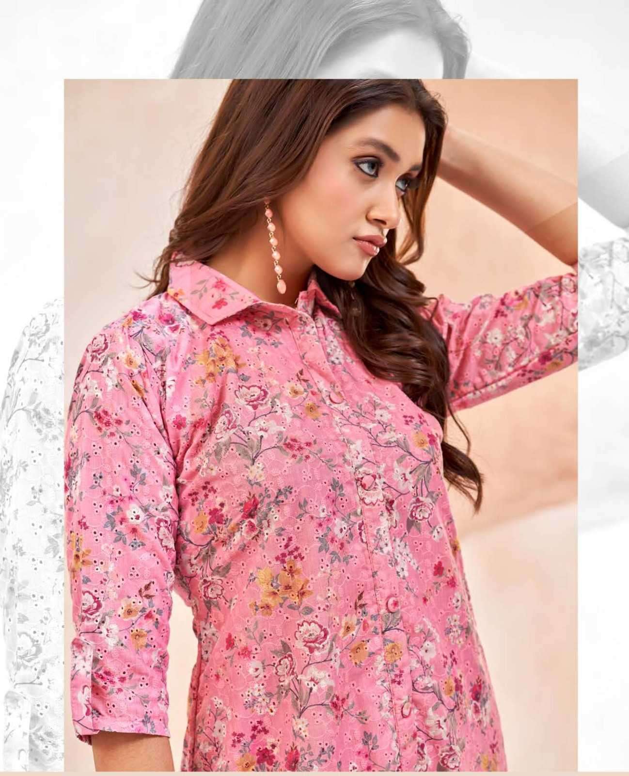 mayur zion vol 1 series 1-4 Pure Chikankari Cotton Cordset