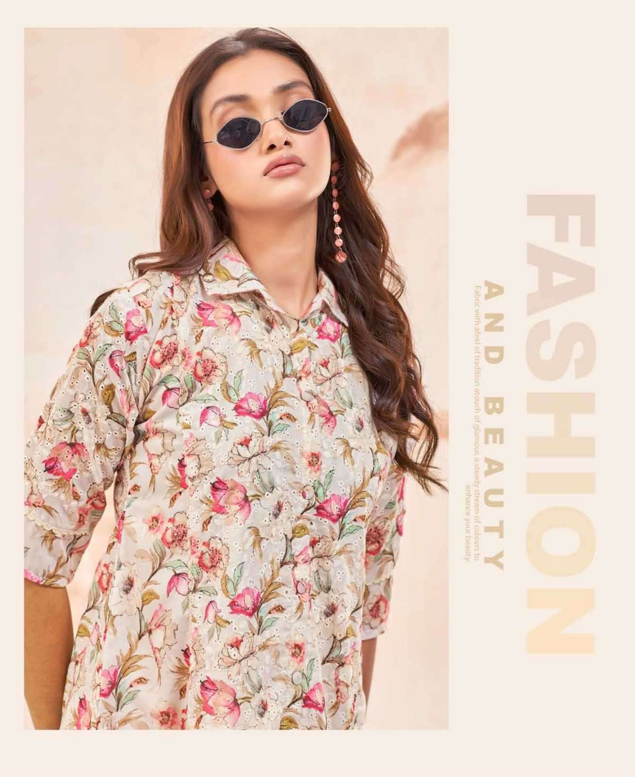 mayur zion vol 1 series 1-4 Pure Chikankari Cotton Cordset