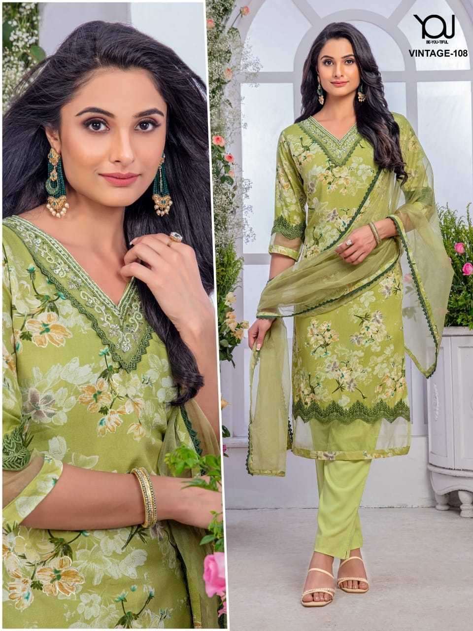 wanna you vintage series 107-110 fancy readymade suit 