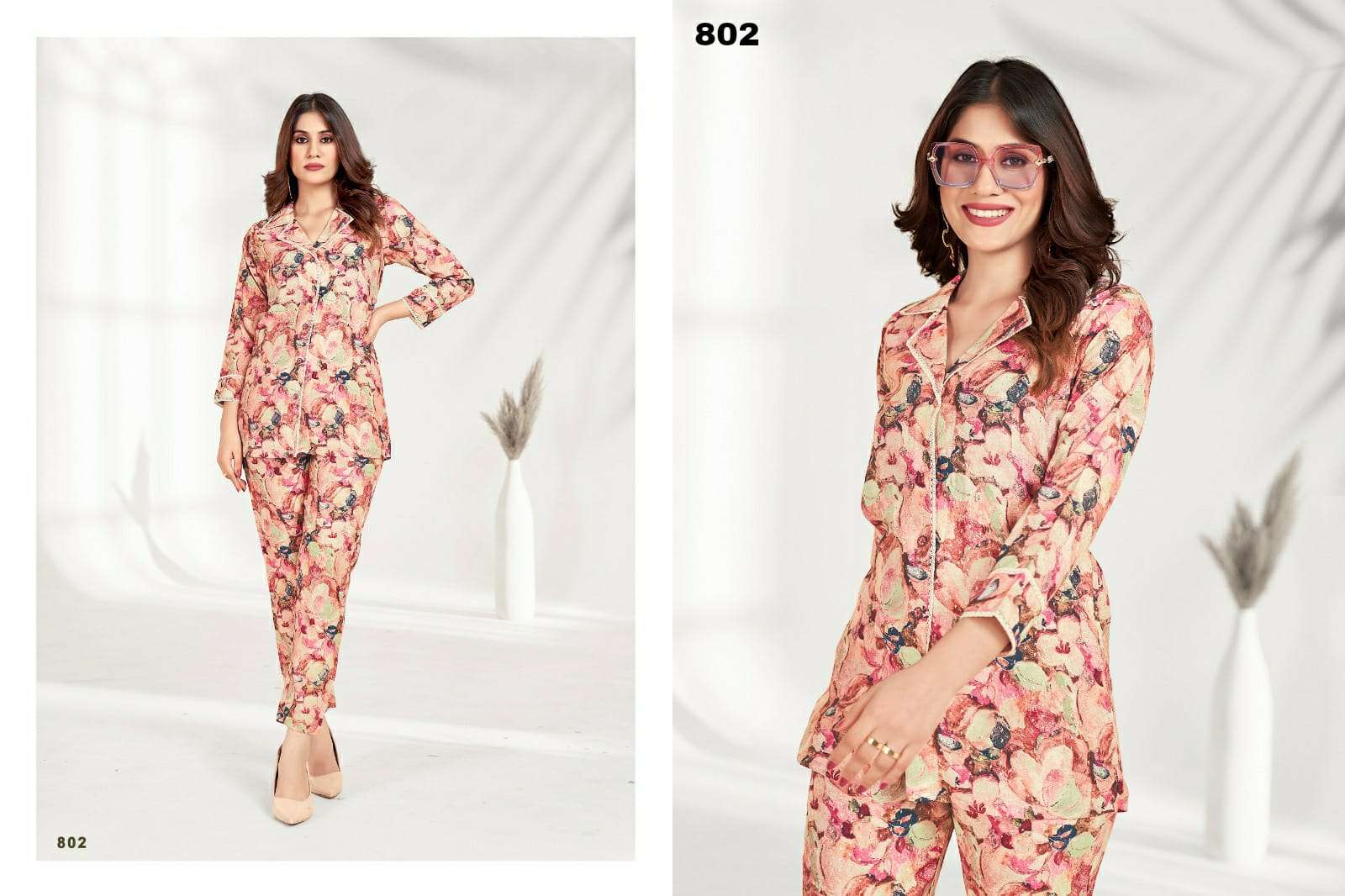 Co-ord Set Milky Vol-1 Premium Riyon export quality Co-ord Set 