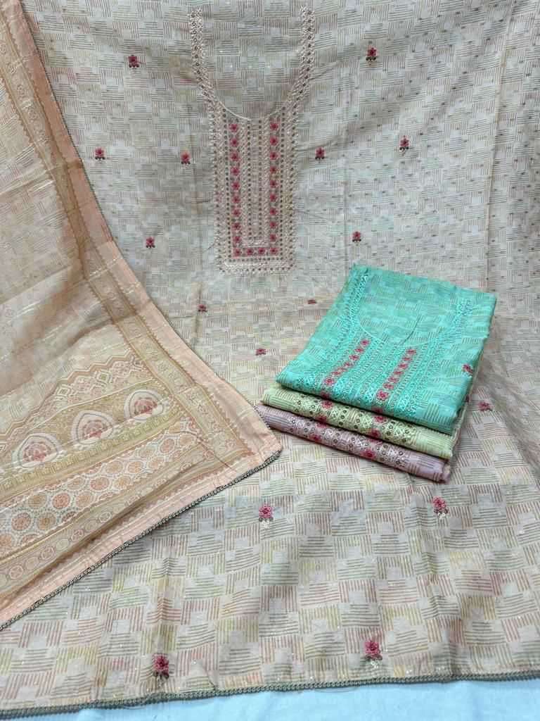 pr dream girl Pure linen cotton non catalogue suit 