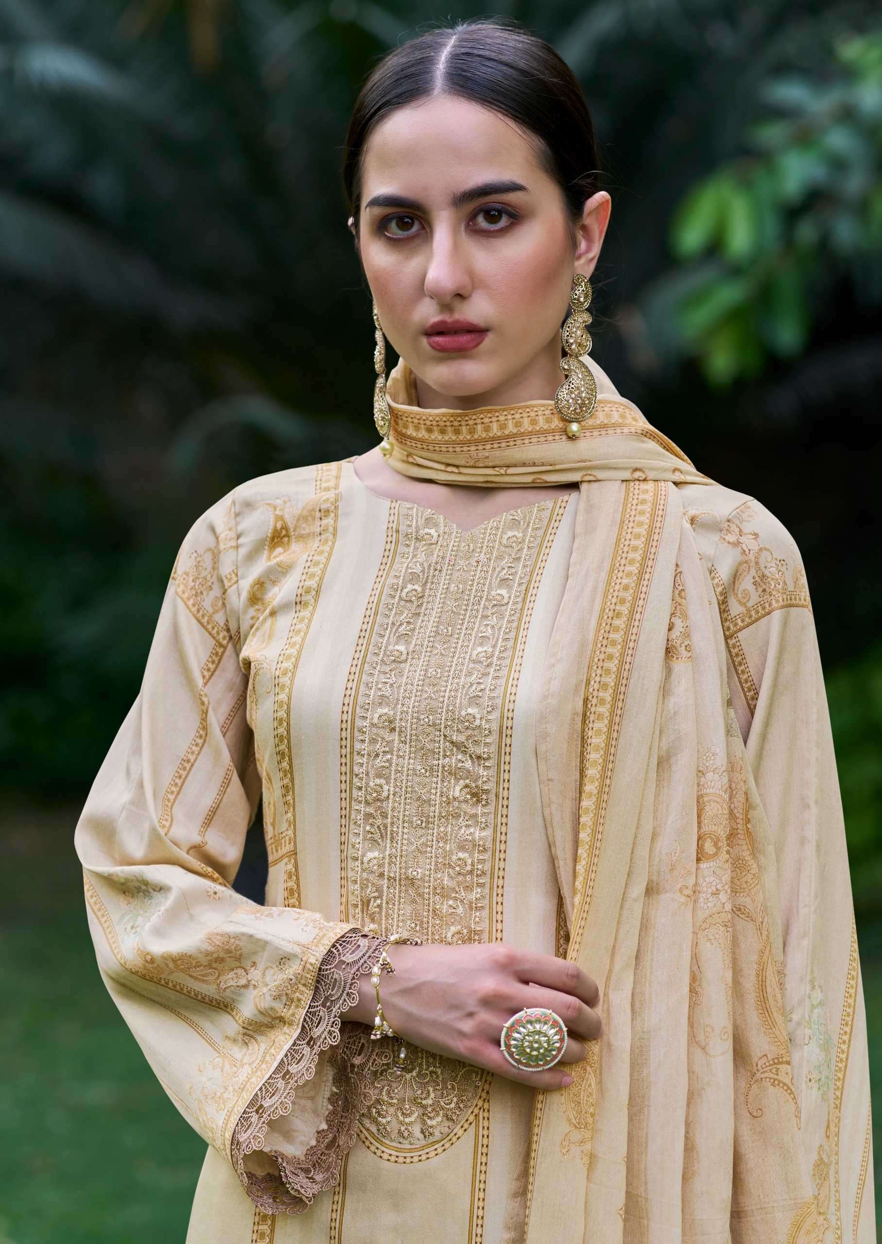hermitage shamiana series 01-06 Swiss Lawn  Digital Prints suit