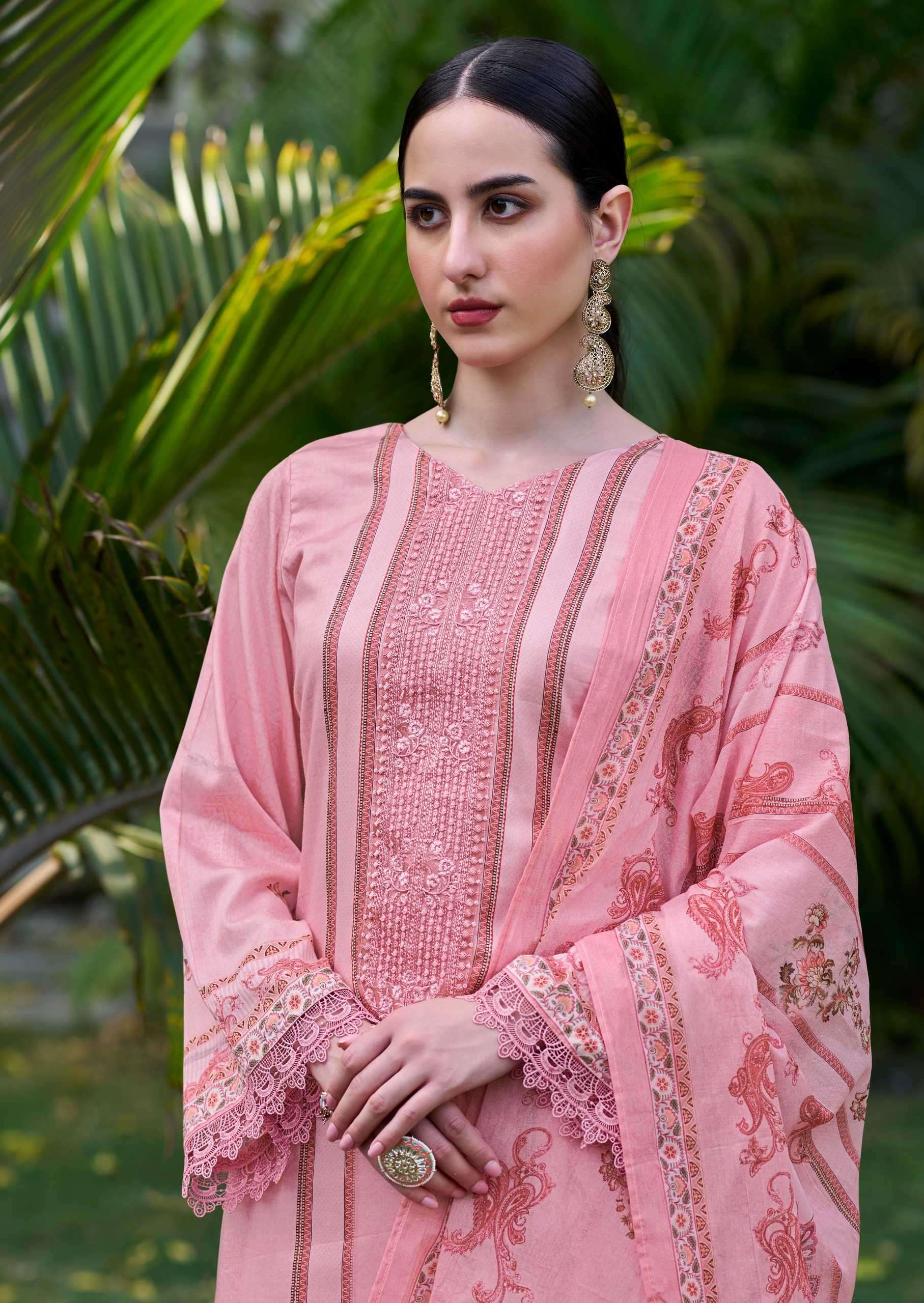 hermitage shamiana series 01-06 Swiss Lawn  Digital Prints suit