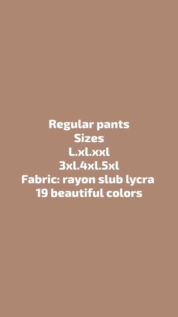 pr regular pants fancy rayon big size fully stitch catalog wholesaler