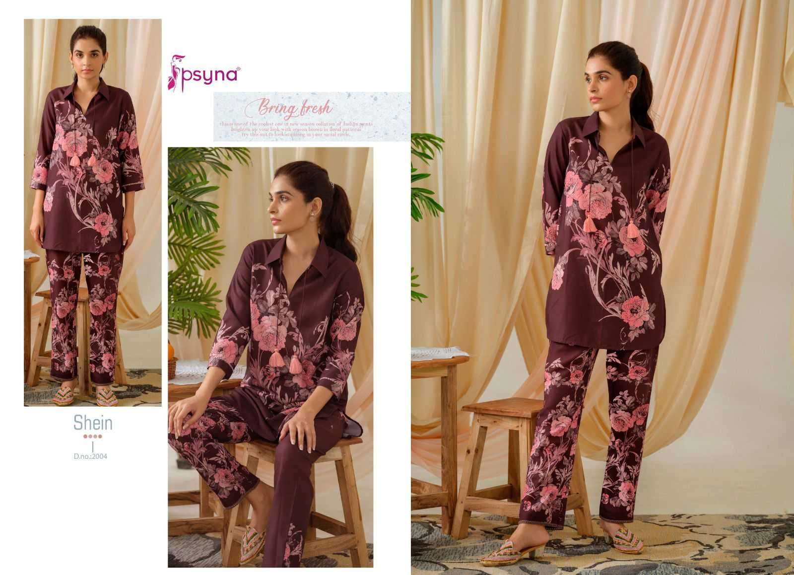 psyna shein vol 2 series 1001-1006 Poly Linen Cords sets