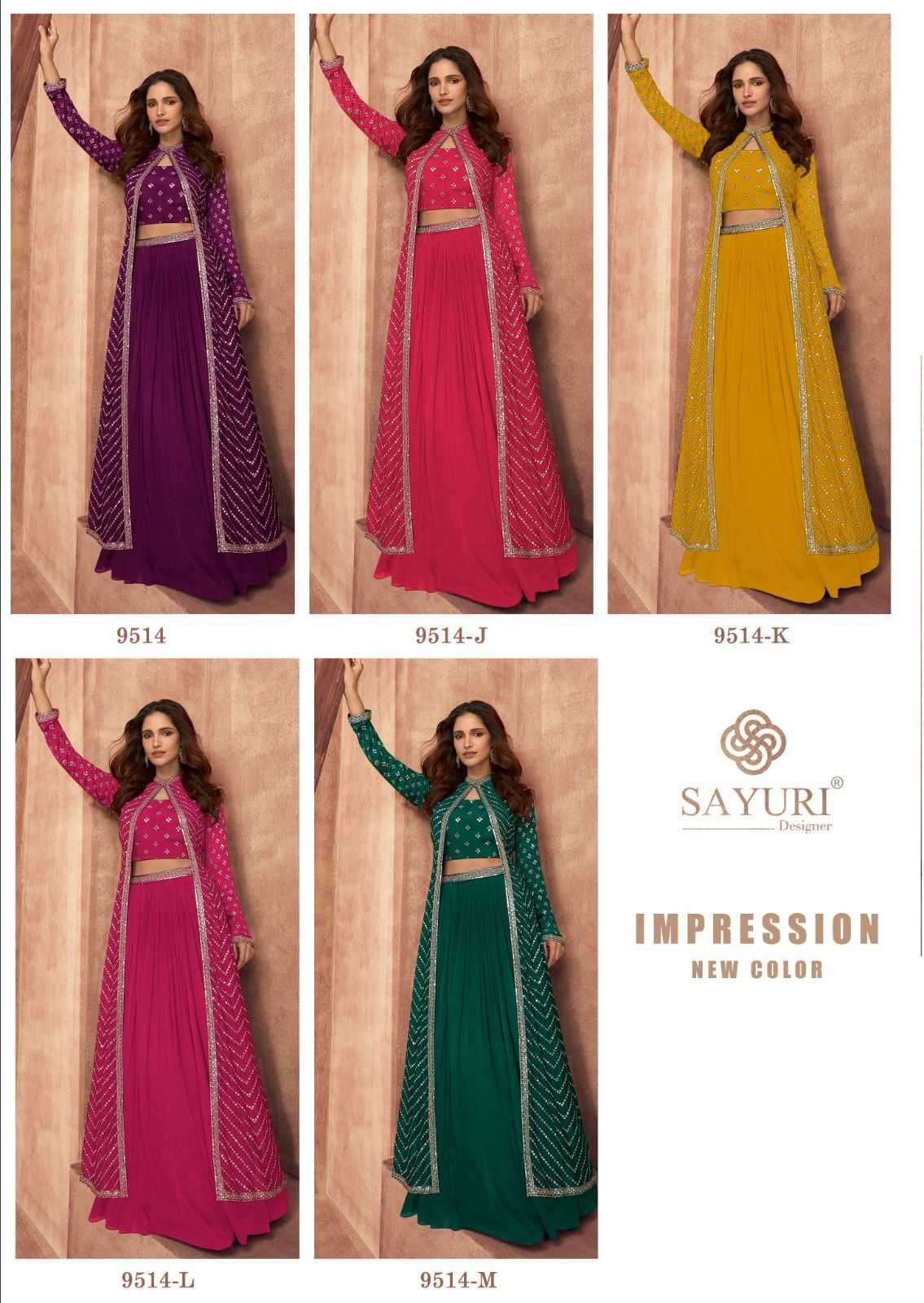 sayuri impression new color chinon silk readymade dress