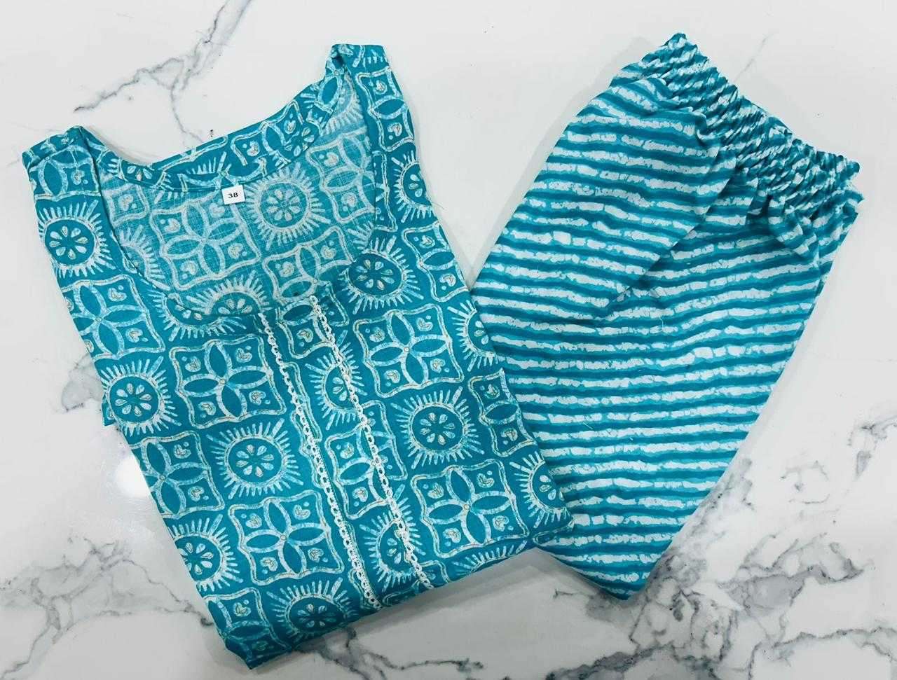 pr heritage slub fully stitch cotton comfortable printed big size kurti with pant 